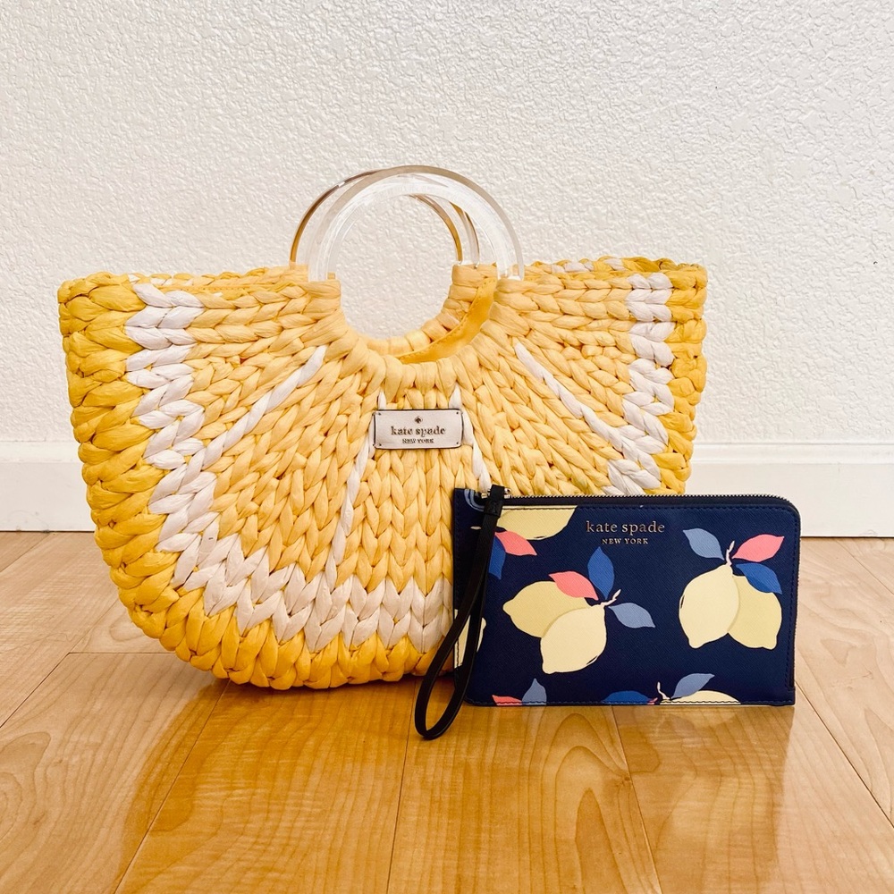 Kate Spade Lemon Picnic Perfect Tote 🍋